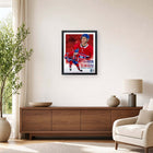 Frameworth Ivan Demidov Canadiens Portrait Collage - Framed Print - 16" W x 20" L-Finished size approximately 16 inches by 20 inches. arrives ready to hang with mounting hardware included