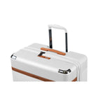 Champs Vintage III 3-Piece Hardside Luggage Set - Expandable - Ivory-TSA locks on all 3 cases