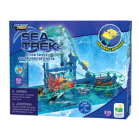 University Games The Learning Journey Techno Trax: Sea Trek - STEM Building Kit For Kids - Engineering Toys For Kids - Interactive Track Building Toy-Encourages thinking and learning