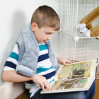 Bouncyband Sensory Weighted Dual Texture Shoulder Wrap for Kids - 40" x 12"-RELIEVE THE WIGGLES: 5 lb. weighted wrap results in a relaxing effect providing a unique feeling of well-being so kids are more secure inside, and more comfortable and confident outside
