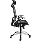 Staples - Fauteuil fonctionnel pivotant ergonomique en mailles Hyken - Noir-Dotée d’un dossier et d’un siège en filet