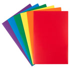 JAM Paper - Chemises de présentation Legal en plastique robuste à 2 pochettes - couleurs primaires assorties - Paquet de 6-Quantité : 6 dossiers par paquet | Un pour chaque sujet et projet