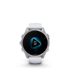 Garmin - fēnix 8 – 43 mm, AMOLED, argent avec bracelet en silicone Whitestone-9