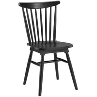 Modway Amble Dining Side Chair - Black-Vintage Wood Dining Chair