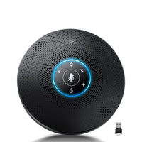 EMEET M2 MAX Dual Way Audio USB/Bluetooth Speakerphone-360° × 5m voice pickup & voice positioning