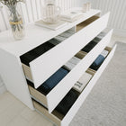 Nexera James 6 Drawer Dresser Chest - White-5