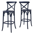 Modway Gear Bar Stool - Midnight Blue-8