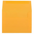 JAM Paper A6 Coloured Invitation Envelopes - 4.75 x 6.5 - Ultra Orange - 50 Pack-Envelope Features: Straight gummed flap closure, high quality smooth paper finish