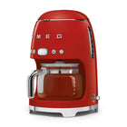 SMEG 10 Cup Coffeemaker - Red-Programming automatic switch-on at a predefined time, to enjoy filter coffee at the desired time.
