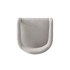 Manhattan Comfort Aspen 23.2" Mid-Century Modern Tweed Upholstered Dining Armchair - Silver Lining - Set of 2-30 Day Limited Manufacturer's Warranty