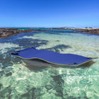 HOMCOM Roll-Up Pool Float Pad for Lakes - 10' x 5' - Blue-Made of high-density XPE foam, easy to clean with water and soap
