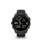 Garmin - fēnix 8 – 47 mm, saphir AMOLED, titane DLC gris carbone avec bracelet en silicone noir/gris galet-Votre score de préparation à l'entraînement est basé sur la qualité du sommeil, la récupération, la charge d'entraînement et l'état du VRC pour déterminer si vous êtes prêt à travailler dur et à récolter les fruits (les données présentées sont destinées à être une estimation précise des mesures suivies)