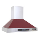 KUCHT KRH3015-R 30" 900 CFM Wall Mounted Range Hood - Stainless Steel/Red-Equipped with two 1.5-Watt LED lights, this seamless design Pro-Style range hood will give you better visibility while cooking and enhance the look of your pro-style Kucht range