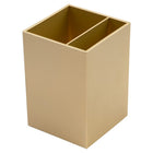 JAM Paper Plastic Pen Holder - Gold-Colour: Gold | Be stylish and organized with a modern colourful pencil holder.