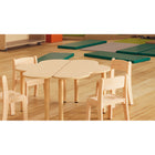 Mitybilt Environ Cloud Table - 40" L x 20" D-High pressure scratch resistant laminate