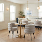 Zuo Grena Dining Chair - Misty Grey-Chair Weight Capacity: Supports up to 350 lb
