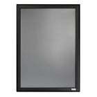 SECO Snap Poster Frame Case - 27 x 40 Inches - Black-Quick snap spring hinged front load frame makes it quick and easy to switch posters and pictures