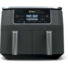 Ninja - Foodi 6-en-1 8 pintes. Friteuse à air à 2 paniers avec technologie DualZone - Noire-Unité principale avec 6 fonctions de cuisson programmables