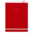 Gry Mattr Studio Sketchbook - Red-B5 size (9.84" H x 7.09" W) vertical sketchbook with blank pages