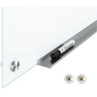 Quartet Brilliance Magnetic Glass Dry-Erase Board - 3' x 2'-Includes pass-through mounting hardware that lets you easily install board horizontally or vertically