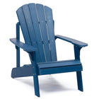 Backyard Lifestyles Adirondack Chair - Navy Blue-Will Not Crack, Chip, Rust, or Peel.