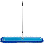Gritt Commercial All-In-One 60” Microfiber Dust Mop Set with 72" Telescopic Handle-Includes frame, telescopic handle, and mop head components