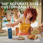 Ultimate Ears BOOM 4 Portable Waterproof Bluetooth Speaker - Blue-Powered for Adventure: Has a rechargeable battery that stays powered, pumping tunes for 15 hours on a single charge