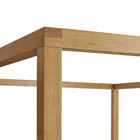 Modway Alva Queen Wood Canopy Platform Bed - Oak-9