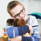 Bouncyband - Coussin sensoriel lavable en peluche pour genoux, chiot-7