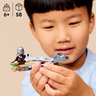 LEGO Star Wars The Mandalorian & Grogu's Speeder Bike-Role-play with The Mandalorian LEGO minifigure and a Grogu LEGO figure