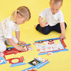 Banana Panda Make-a-Match Puzzle - Fire Truck-High-quality sturdy pieces are made from thick cardboard that provide a snug fit when pieced together