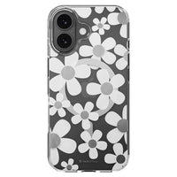 SwitchEasy Fleur 3D Compatible with MagSafe Case for iPhone 17 - White-3D IMD Pattern: Dual-layer IMD film interior decoration technology, creating a 3D stereoscopic visual effect