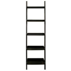 Nexxt - Étagère Hadfield à 5 niveaux, noir,  67 x 18 x 13 1/2 (po)-Capacité de mesure et de poids: l'étagère globale mesure 18 "L x 66" H et 14 "de profondeur. Une hauteur importante signifie que vous avez plus de 1,50 mètre du magnifique présentoir, créant un espace de stockage maximal. articles avec un peu plus de poids sur chaque étagère murale