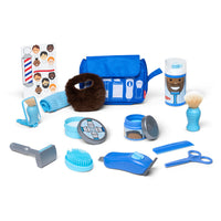 Melissa & Doug Barber Shop Pretend Play Set Shaving Toy - Ages 3+-Barber Shop Pretend Play Set