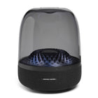 Harman Kardon Aura Studio 4 - Black-Listen to music the way it was meant to be heard. Your music is reproduced with pinpoint accuracy, thanks to the speaker's distinct channels and dedicated amplifiers, reproducing every sonic detail with breathtaking clarity. Feel every beat from a 5.2" down-firing subwoofer powering deep, rich bass tones. And the wide soundstage of the 6-speaker array is the next best thing to experiencing your favourite songs live.