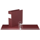 Davis Group Premium Economy Binder - Round Ring - 3" - Burgundy - 6 Pack-2"