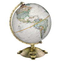 Replogle National Geographic Allamson 12" Antique Parchment Ocean Desk Globe - English-Up to date national geographic cartography