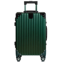 CHAMPS Elite Collection Aluminium Carry-on Luggage Case - Green-Durable Aluminium material