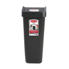 Rubbermaid 12.2 Gallon Swing Top Trash Can - Black-Domed lid swings open and closed to easily access and manage everyday waste disposal and mitigate odors