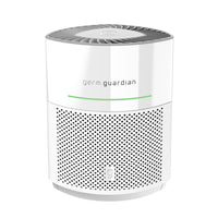 GermGuardian AC3000 AirSafe+ Intelligent Air Purifier-Guarding Your Air: Genuine high efficiency True 360 Degree HEPA air filter captures 99.97% of particles as small as 0.1 microns from all directions. With over 155 pleats and 14 square feet of filter area, our True HEPA air filter traps dust, pollen, harmful germs, and pet dander.*