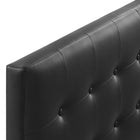 Modway Emily Upholstered Vinyl Queen Headboard - Black-6