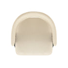 Manhattan Comfort Luce 22" Modern Textured Leatherette Upholstered Dining Chair - Sand-22.4" L x 20" W x 29.9" H