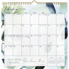 DateWorks 2026 16-Month Spiral Wall Calendar - 12" x 12" - Whisper Song - English-Organizational/Family