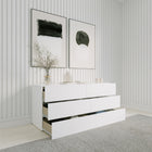 Nexera James 6 Drawer Dresser Chest - White-7