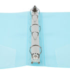 JAM Paper Plastic 1" 3-Ring Binder - Light Blue-This document holder is a staple for all of your projects, assignments, memos, school work, and any other important documents that need to be kept safe.