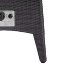 Modway Vivacity Outdoor Patio Fire Pit Table - Espresso-6