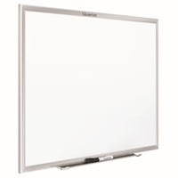 Quartet Standard Dry-Erase Board, Aluminum Frame, 48" x 36"-Delivers effective performance when planning and organization is needed in low-use personal environments.