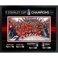 Florida Panthers 2025 Stanley Cup Champions - Framed Print - 20" x 16"-Premium virtual frames