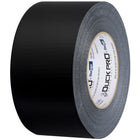 Duck Pro - Ruban Adhésif en Tissu Coloré de Qualité Générale PC 9C - Noire - 9.0 mils - 72 mm l x 55 m L-Aucune torsion ou aucun roulage en cours d’application