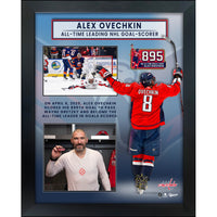 Alexander Ovechkin 895 Goals - Framed Print - 20" x 16"-Premium virtual frames